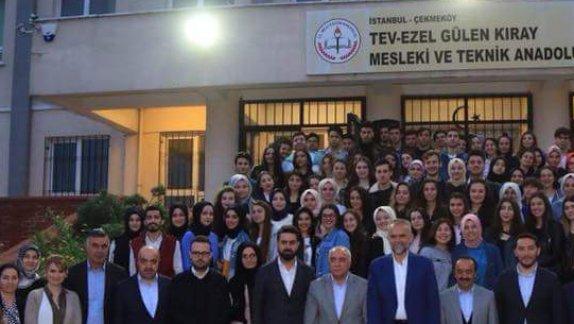 Çekmeköy Tev Ezel Gülen Kıray Mesleki ve teknik Anadolu Lisesinde Mezuniyet töreni 