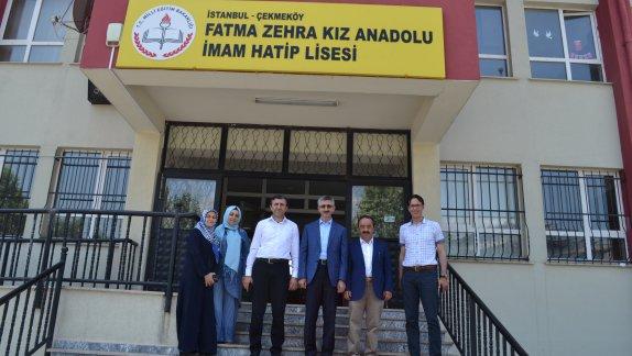 Din Öğretimi Genel Müdürü Nazif YILMAZ Çekmeköy Fatma Zehra K.A.İ.H.L.ni Ziyaret Etti.