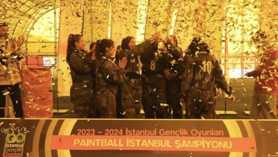 Tev Ezel Gülen Kıray Mesleki ve Teknik Anadolu Lisemiz Paintball'da İstanbul Şampiyonu Oldu 