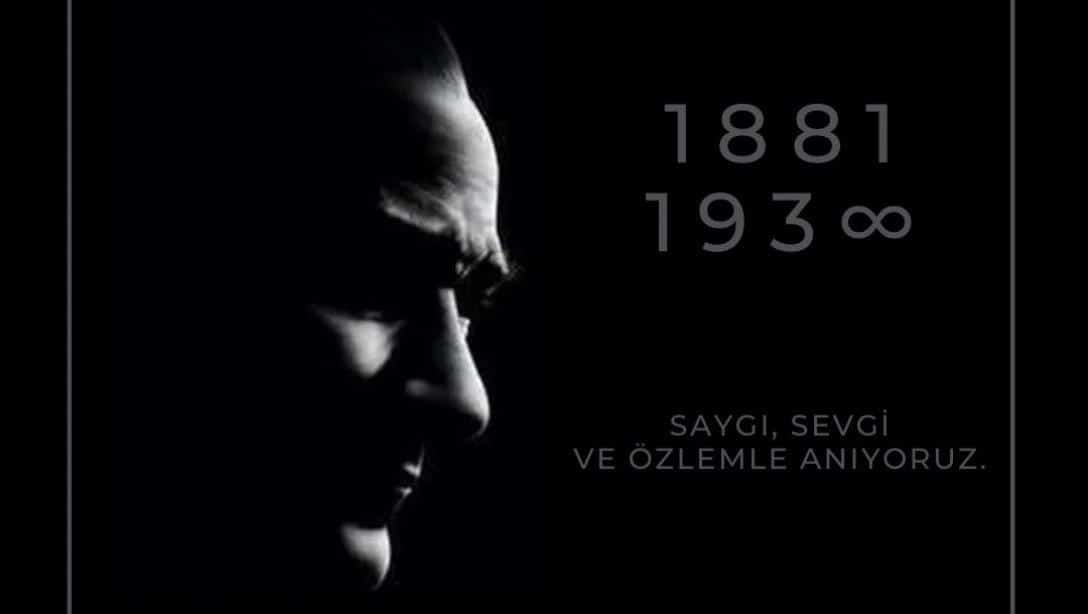 İlçe Millî Eğitim Müdürümüz Sn. Mustafa AKHAN, 10 Kasım Atatürk'ü Anma Günü Vesilesiyle Bir Mesaj Yayımladı